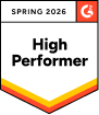 G2 High Performer, Spring 2026