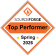 SourceForge Top Performer, Spring 2026